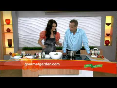 Quick & easy recipes for a midweek dinner with friends. Dominique Rizzo & Gourmet Garden.