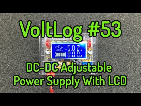 DC-DC Step Down Adjustable Power Supply With LCD