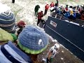 i filmed this on 21 dec 2008 while at the seahawk/jets game!  it shows a jets football player hurling a giant snowball at a seahawk fan.  timeless moment!  also at the end you can see brett favre #4 running in to avoid the snowballs being thrown! i can't believe i caugh this all on my camera!