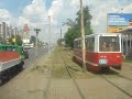 Big tram trip across Omsk part 1 on 17th June 2006
