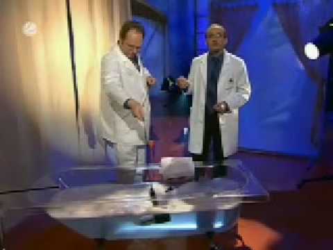 Clever! - Der Fön in der Wanne