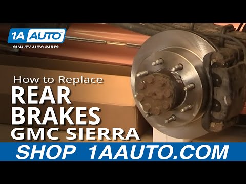 How To Do a Rear Brake Job Chevy Silverado GMC Sierra 2500HD 00-07 1AAuto.com