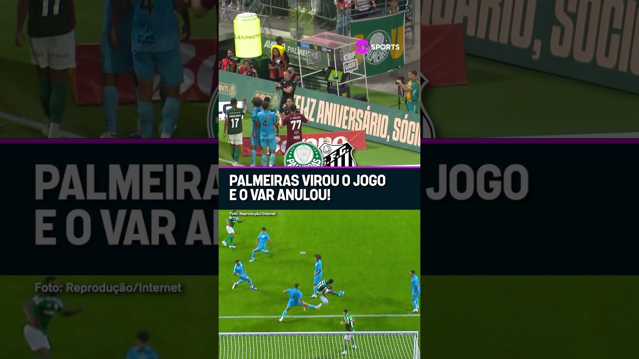 PALMEIRAS É O TIME DA VIRA... OPS! O VAR ANULOU O GOL DO VERDÃO NO CLÁSSICO! #shorts