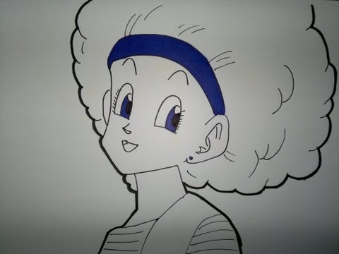 how to draw bulma from dragon ball z