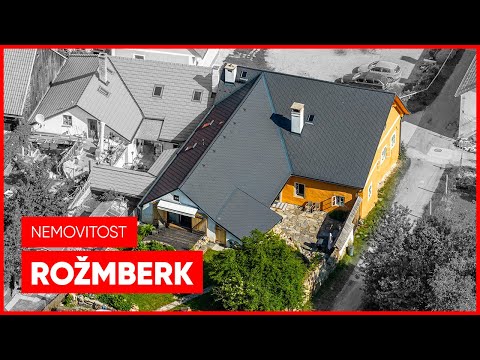 Video Prodej rodinného domu se třemi apartmány, Rožmberk nad Vltavou