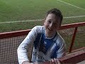 Tom Mazey on the Droylsden Terraces - Literally