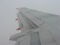 jet2.com takeoff fom leeds bradford in very misty conditions