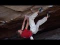 Chris Webb Parsons climbing Wheel of Life V16 Chris Webb Parsons climbing Wheel of Life V16