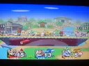 via wi-fi connection we played against kevin in the first ever brawl negative zone battle. with mike as negative zone fox, kevin as negative zone wolf and chris as negative zone link