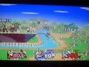 via wi-fi connection we played against kevin in the first ever brawl negative zone battle. with mike as negative zone fox, kevin as negative zone wolf and chris as negative zone link
