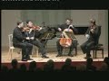 jerusalem quartet
alexander pavlovsky - 1st violin
sergei bresler - 2nd violin
amichai grosz - viola
kyril zlotnikov - cello 

franz schubert (1797-1828)
streichquartett d-moll, d 810
