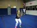 Standing back tuck