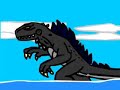 Hanna Barbera Godzilla vs Tristar Godzilla Alternate End