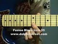 Fusion guitar lick