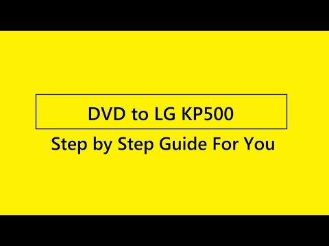 how to flash lg kp500 with usb cable