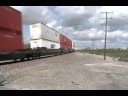 UP 7578 cruises through Ballico on a E/B BNSF Z-train w/ NS