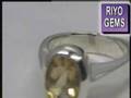 Silver citrine Ring Riyogems.com