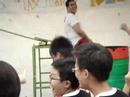 CCHMS teacher Ryan Chia cheats dunking machine CCHMS teacher Ryan Chia cheats dunking machine