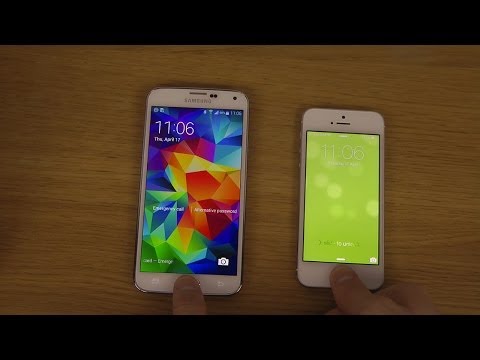 Samsung Galaxy S5 Finger Scanner vs. iPhone 5S Touch ID