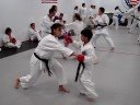 ricardo andr�s en su clase de karate, subido a cinta negra por el d�a de su cumplea�os, 10/04/2008.