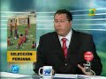 Phillip Butters presenta en el Bloque Deportivo del noticiero 