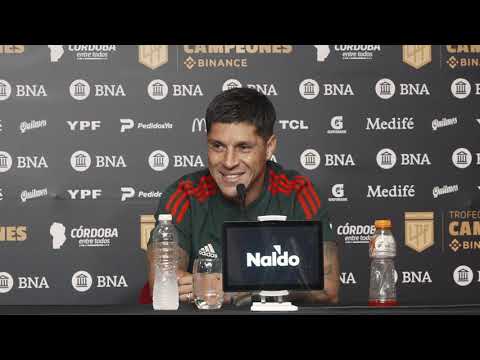 Enzo Pérez en conferencia de prensa | Banfield 2 - River 3