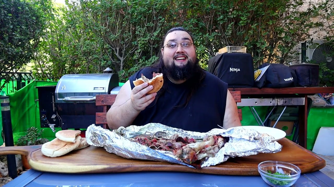 איך לעשן כתף כבש שלמה במשקל 2.5 קילו – שווארמה לעצלנים