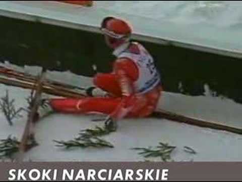 ski jump crash