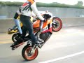Stand up wheelie down the highway!
