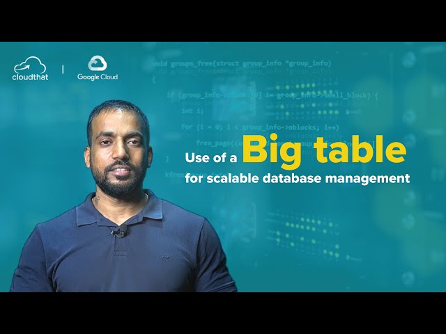 Dive into the world of scalable database management with Big Table as we present the art of creating and managing large-scale, low-latency databases using Google's powerful Big Table technology. Here you will learn how to use Big Table's immense potential to handle massive amounts of data with lightning-fast response times.
@Google 

#Bigtable #DatabaseManagement #ScalableDatabases #LowLatency #GoogleTechnology #DataOptimization #TechInsights #DatabasePerformance #EfficientDataHandling #DataManagement #TechExploration #DatabaseSolutions #LearnWithUs #InnovativeTech #DataInfrastructure