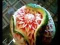 watermelon carving,pepene sculptat by TIRON GABI[ROMANIA]