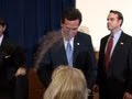 Rick Santorum gets glitter bombed