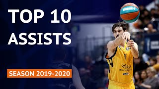 Jeremy Hill's pass to Dushan Ristic in the top 10 assists of VTB United League season