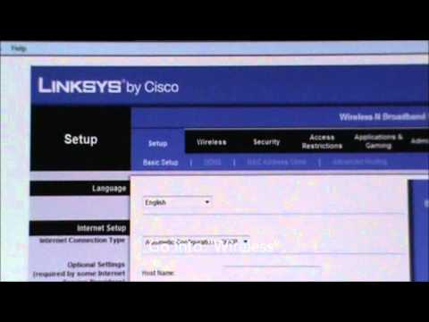 how to set password on linksys router