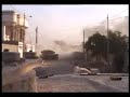 Camera on tank during fight in Baghdad