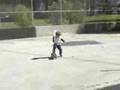 Madoc Teaches Bowzer How To Do Skateboarding
