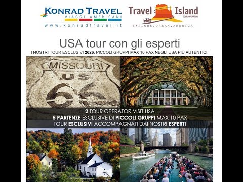 Video 3-2-2026 USA tours con gli esperti, le nostre partenze di piccoli gruppi 2026
