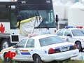 pluscanada bus attack suspect appears in courtcanada bus attack suspect appears in courtthe associated pressthe man who witnesses say stabbed and beheaded his seat mate aboard a greyhound bus traveling across canada made his first court appearance friday on second degree murder charges. police have offered no motive for the savage attack. (august 1)[notes:vo--suspect being led into court] his face bruised and his legs shackled -- 40 year old vince li (lee) made his first appearance in court to face charges he stabbed and then beheaded his seatmate.  it happened aboard this greyhound bus traveling from edmonton, alberta to winnepeg, manitoba wednesday night. [notes:vo ---crime scene video]li was charged with second degree murder...an indication prosecutors don't believe the attack was premeditated. [notes:sot --prosecutor] right now, we're asking that psychological assessment be done....so that we can determine that he's fit to stand trial or if he's suffering from mental disorders or anything like that. [notes:vo --crime scene video]authorities say li has no known criminal record and worked as a carrier for several newspapers in edmonton, alberta one of his employers says he delivered papers until last monday -- and then 