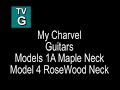 charvel model 1a maple neck  fake?  / model 4  for compare 