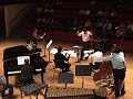 tempus fugit perform pierrot lunaire op. 21(1) mondestrunken by arnold sch�nberg. conductor: christian gohmer, soprano: karla mu�oz, flauta: anibal robles kelly, clarinete bb: pablo ram�rez, clarinete bajo: antonio rosales,  violin: roberto rivadeneyra, contrabajo: max torres, piano: mauricio lazorczyk  auditorium blas galindo cnart mex. d. f. 2006