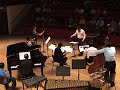 tempus fugit perform pierrot lunaire op. 21(1) mondestrunken by arnold sch�nberg. conductor: christian gohmer, soprano: karla mu�oz, flauta: anibal robles kelly, clarinete bb: pablo ram�rez, clarinete bajo: antonio rosales,  violin: roberto rivadeneyra, contrabajo: max torres, piano: mauricio lazorczyk  auditorium blas galindo cnart mex. d. f. 2006