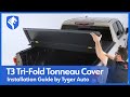 video thumbnail: TYGER T3 Soft Tri-fold fit 07-13 Silverado/Sierra 1500; 07-14 2500 3500HD | 8' Bed-D55oess8ux8