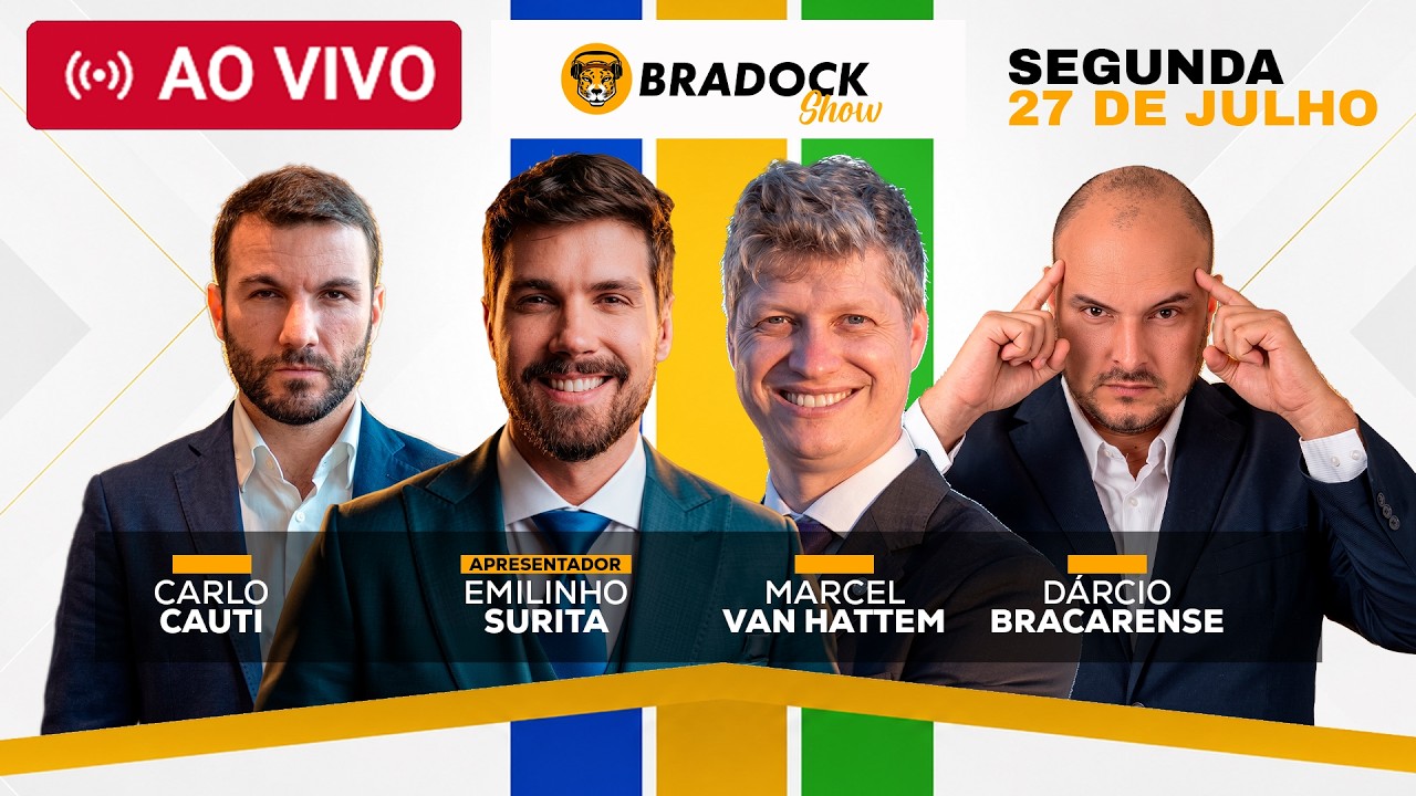 🔴 ENTREVISTA EXCLUSIVA COM MARCEL VAN HATTEM | Bradock Show - 27/07/2026