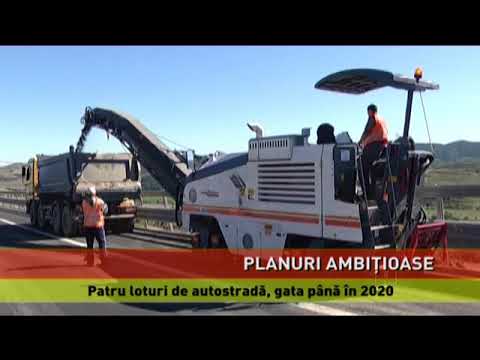 Patru loturi de autostradă, gata până în 2020