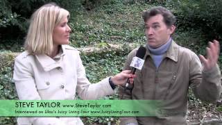 A screenshot of 'Ego Madness: Can It Be Healed? An Interview with Lilou.' video, with Steve Taylor