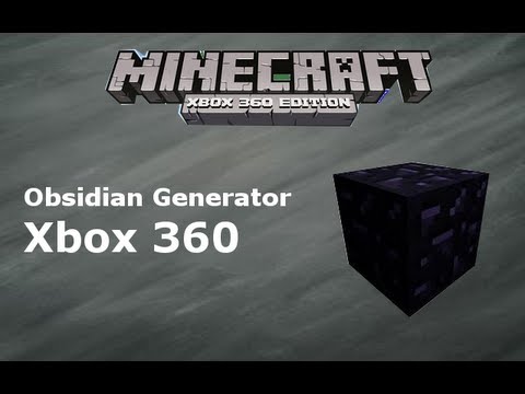 how to obtain obsidian in minecraft xbox