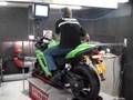 Gideon's '07 ZX-6R on the Dyno with a full Akrapovic exhaust