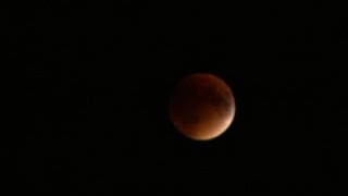 Raw: Timelapse of Supermoon Eclipse