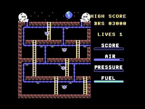 Astro Plumber (1985, MSX, Blue Ribbon Software)