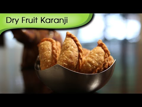 Dry Fruit Karanji | Dry Fruit Gujiya Recipe | Sweet Dish Recipe by Ruchi Bharani